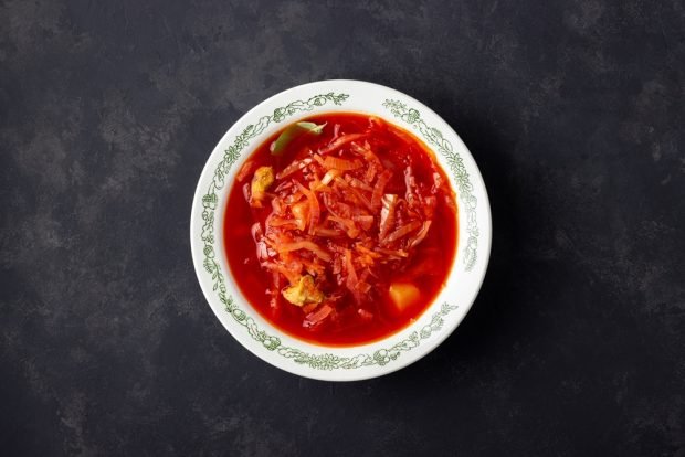 Borscht with sauerkraut and Korean carrots – a simple and delicious recipe, how to cook step by step