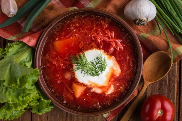 Borscht with hops-suneli is a simple and delicious recipe, how to cook step by step