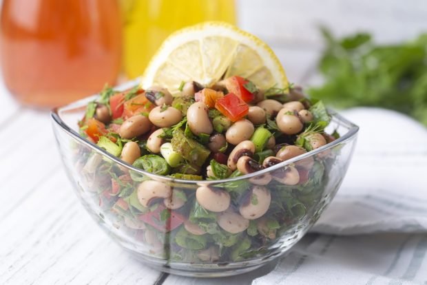 Salad with beans and gherkins – a simple and delicious recipe, how to cook step by step