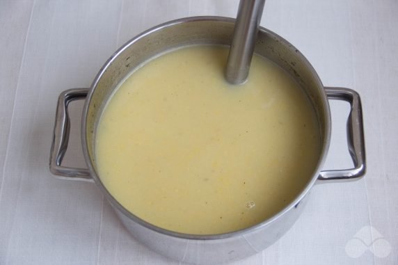 Creamy corn soup with beef: photo of recipe preparation, step 7