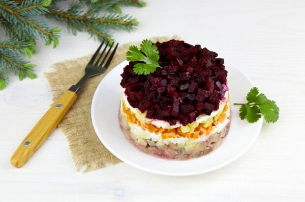 Herring salad under a fur coat 