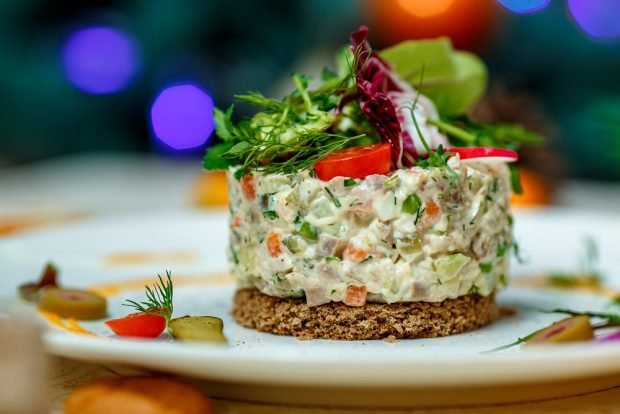 French Olivier salad recipe