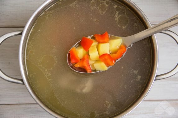 Beef rib soup : photo of recipe preparation, step 6