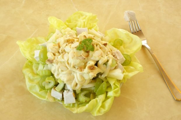 Pineapple and celery salad – a simple and delicious recipe, how to cook step by step