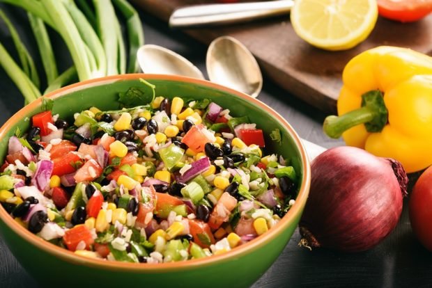 Mexican bean salad – a simple and delicious recipe, how to cook step by step