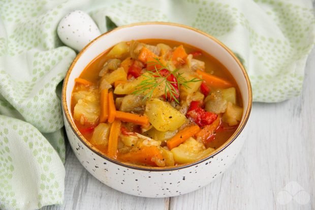 Vegetable stew without potatoes – a simple and delicious recipe with photos (step by step)