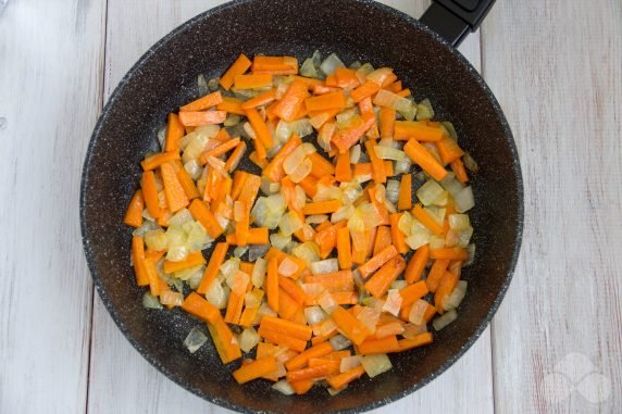 Vegetable stew without potatoes: photo of recipe preparation, step 4