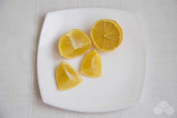 Red fish steaks in the oven: photo of recipe preparation, step 1