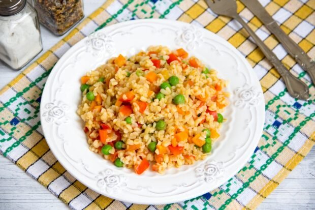 Bulgur with vegetables