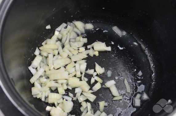 Chicken in curry sauce: photo of recipe preparation, step 4