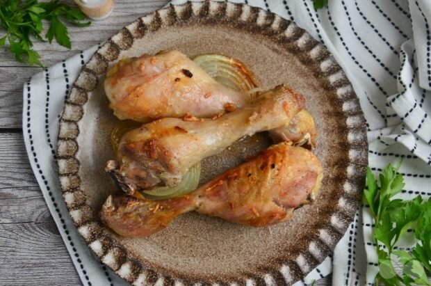 Chicken legs with rosemary in the oven: photo of recipe preparation, step 5