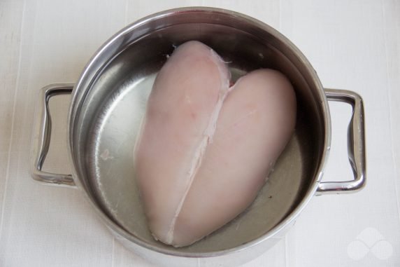 Chicken fillet broth: photo of recipe preparation, step 1