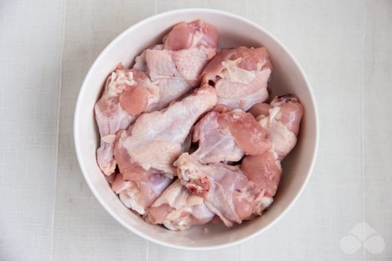 Wings with barbecue sauce in the oven: photo of recipe preparation, step 1