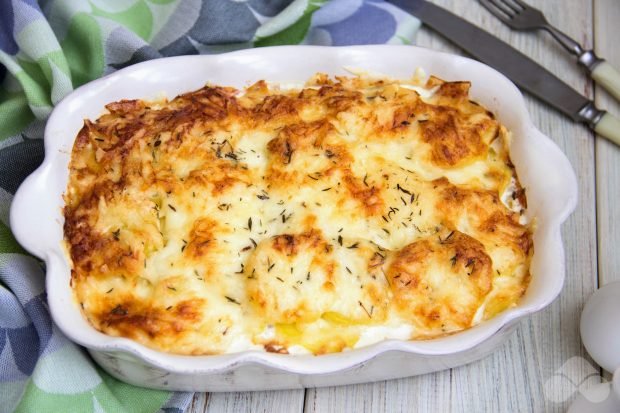 Potato casserole with chicken and cream – a simple and delicious recipe with photos (step by step)
