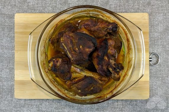 Duck slices baked in the oven: photo of recipe preparation, step 8