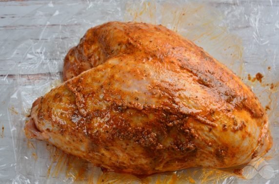 Baked turkey breast : photo of recipe preparation, step 3