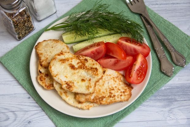 Tender chicken breast chops