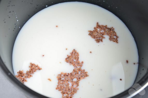 Buckwheat porridge with milk: photo of recipe preparation, step 2