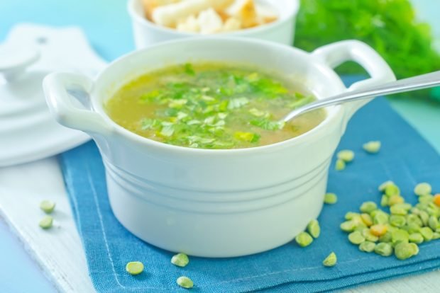 Light pea soup 