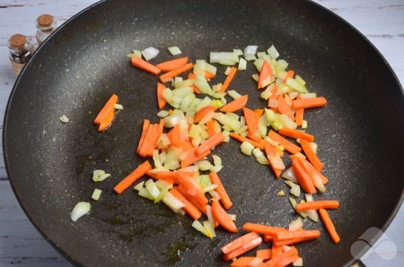 Lean stew with cauliflower: photo of recipe preparation, step 3