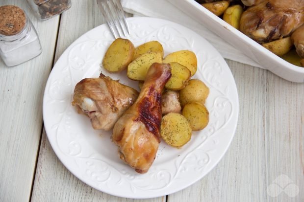 Roast chicken drumsticks