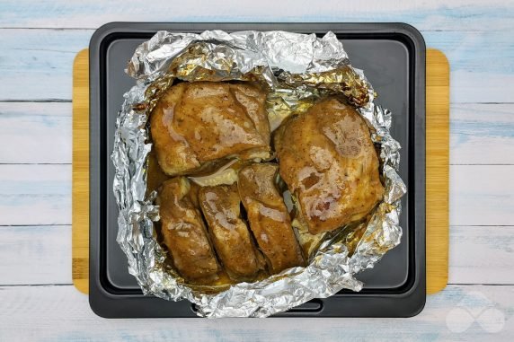 Pork ribs in the oven with soy sauce: photo of recipe preparation, step 5