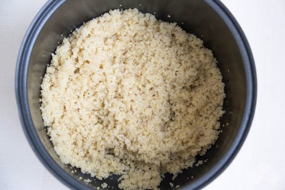 Quinoa in a slow cooker: photo of recipe preparation, step 3