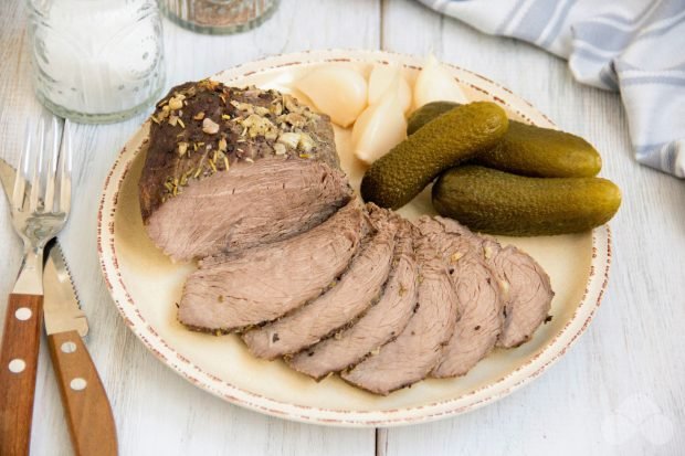 Beef whole piece, baked in the oven