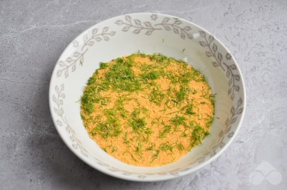 Pollock fillet baked in breadcrumbs: photo of recipe preparation, step 3