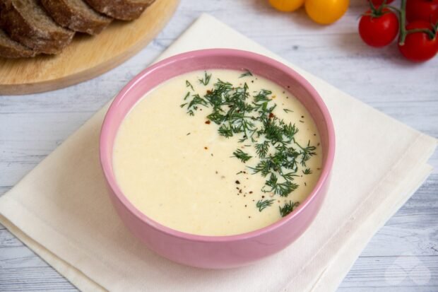 Pea cream soup: photo of recipe preparation, step 8