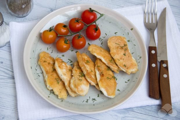 Chicken fillet in protein batter – a simple and delicious recipe with photos (step by step)