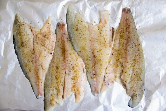 Baked dorado fillet: photo of recipe preparation, step 1