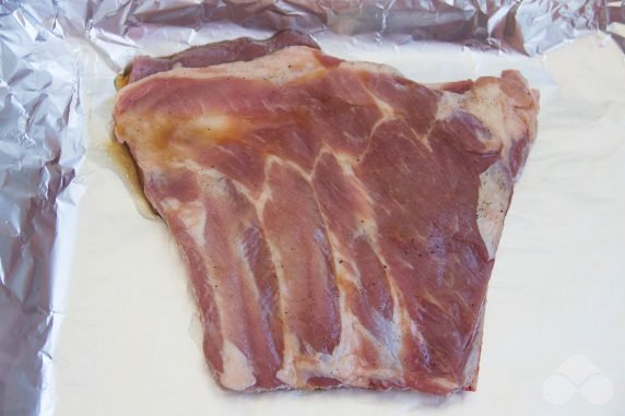 Pork ribs baked in honey: photo of recipe preparation, step 5