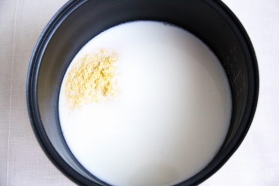 Millet porridge with milk: photo of recipe preparation, step 2