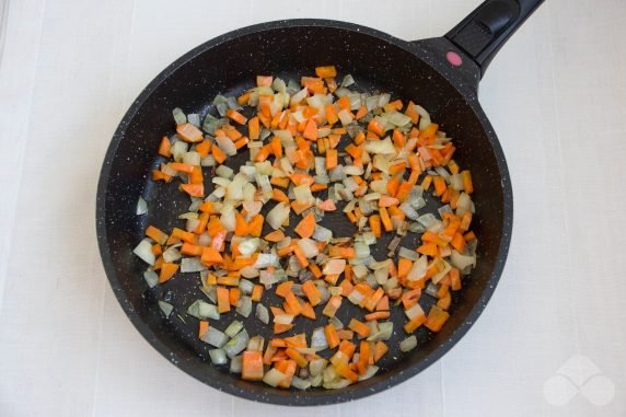 Vegetable stew with beans: photo of recipe preparation, step 3