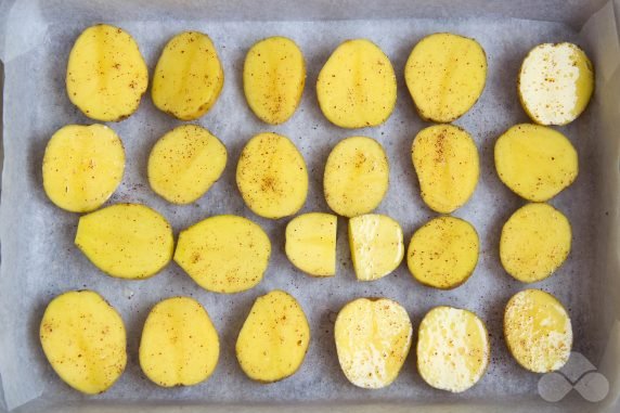 Quick potato recipe in a rustic way: photo of recipe preparation, step 3