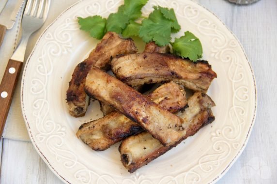 Pork ribs with soy sauce, mustard and honey: photo of recipe preparation, step 4