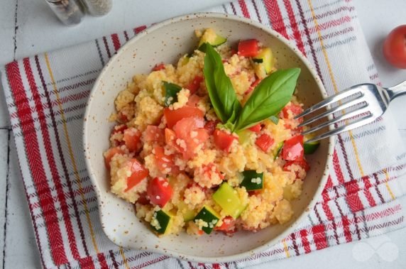 Couscous with vegetables: photo of recipe preparation, step 6