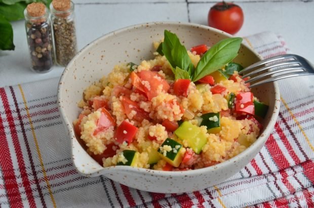 Couscous with vegetables – a simple and delicious recipe with photos (step by step)