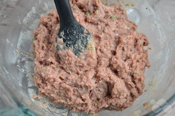 Beef and chicken cutlets: photo of recipe preparation, step 4