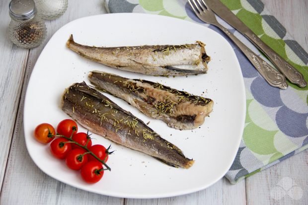 Whole hake in the oven