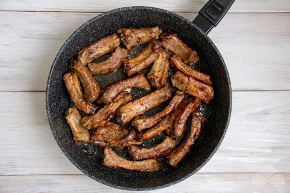 Pork ribs in honey: photo of recipe preparation, step 5