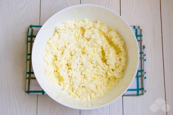 Coconut curd casserole: photo of recipe preparation, step 1