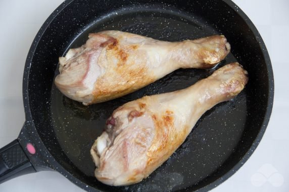 Roast turkey drumstick: photo of recipe preparation, step 2