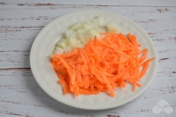 Pilaf with chicken: photo of recipe preparation, step 2