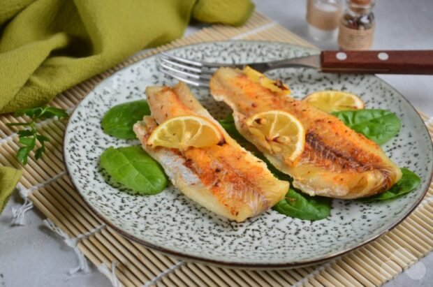 Pollock fillet in the oven: photo of recipe preparation, step 6