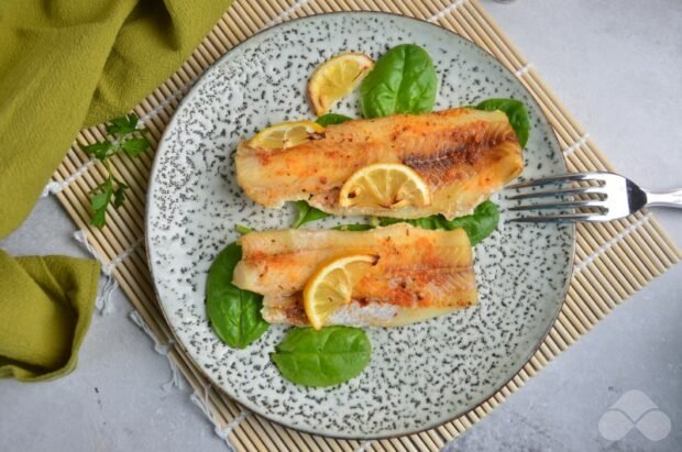 Pollock fillet in the oven