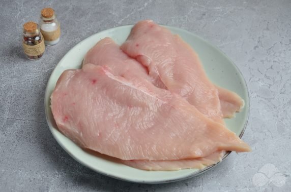 Chicken chops in sour cream batter: photo of recipe preparation, step 1