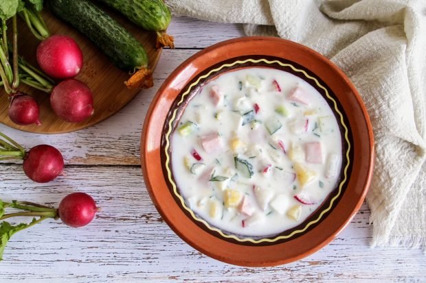 Okroshka with radish and kefir – a simple and delicious recipe with photos (step by step)