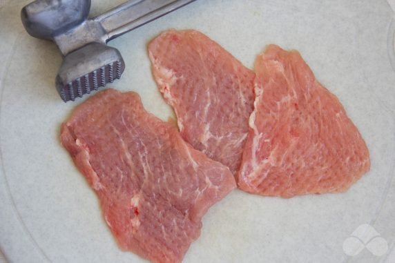 Juicy pork chops: photo of recipe preparation, step 2